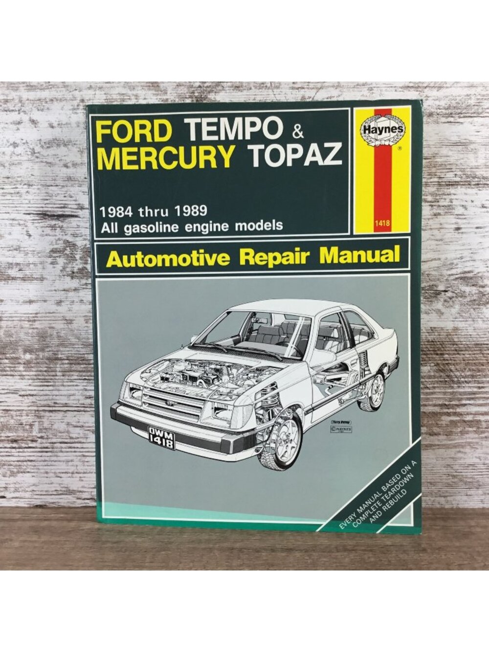 Ford Tempo & Mercury Topaz 1984-1989 Haynes Automotive Repair Manual